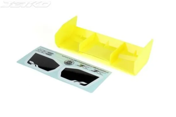 ALETTONE 1:8 JETKO PLASTICA - GIALLO CON ADESIVI - JK7001YL