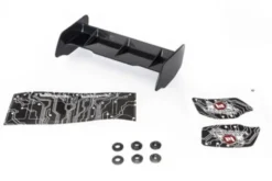 ALETTONE PER BUGGY 1:10 CON ADESIVI - HTR-2010001 - NERO