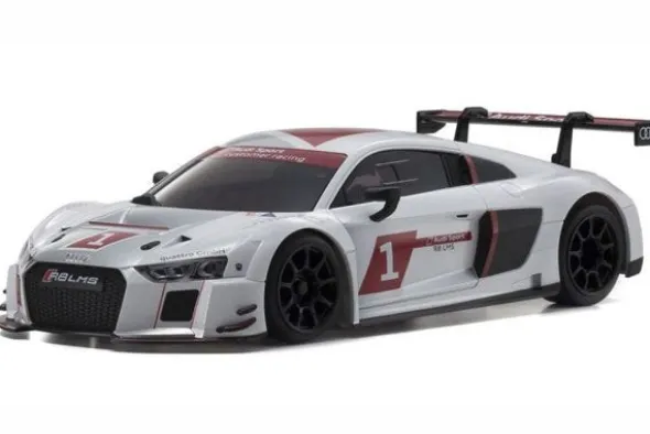 AUTOSCALE MINI-Z AUDI R8 LMS 2015 BIANCO #1 - 98MM (LL) (MR-04W-MM)