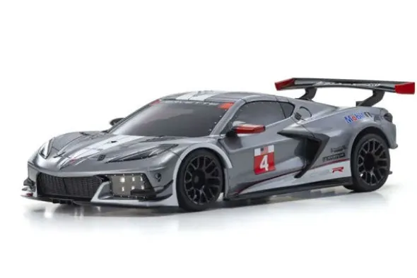 AUTOSCALE MINI-Z CHEVROLET CORVETTE C8-R RACING GUN METAL - 98MM (LL) (MR-04W-MM)