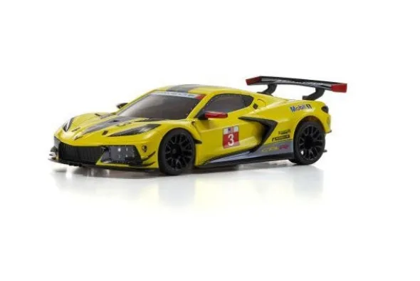 AUTOSCALE MINI-Z CHEVROLET CORVETTE C8-R RACING GIALLO - 98MM (LL) (MR-04W-MM)