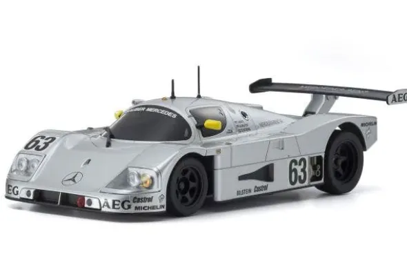 AUTOSCALE MINI-Z SAUBER MERCEDES NO.63 SILVER LM 1989 - 102MM (3L) RWD (MR-03)