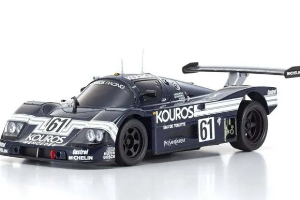 AUTOSCALE MINI-Z SAUBER MERCEDES C9 KOUROS No61 1987 - 102MM (3L) (MR-04W-LM)