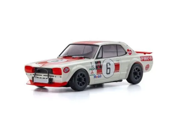AUTOSCALE MINI-Z SKYLINE 2000GT-R KPCG10 RACING'72 RED NO.6 - 94MM (L) (MA020-N)