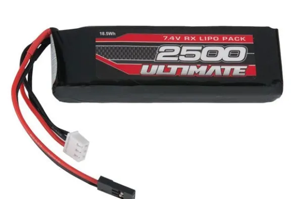 BATTERIA PIATTA LIPO 2S 7,4V 2500MAH - RX