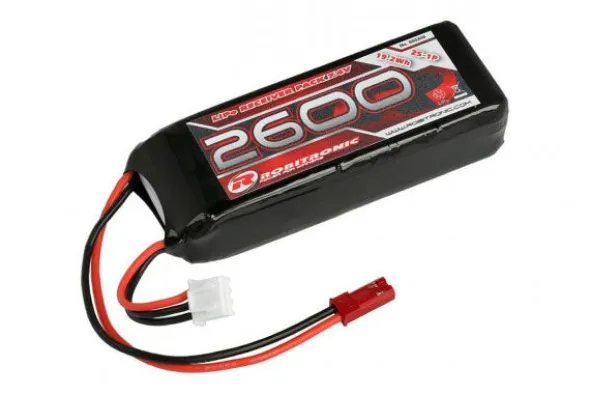 BATTERIA PIATTA LIPO 2S 7,4V 2600MAH - RX