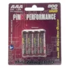 BATTERIE RICARICABILI MINISTILO AAA - 800 mAh UHO 1,25V - 4 PEZZI
