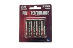 BATTERIE RICARICABILI STILO AA - 2700 mAh R6 NI-MH - 4 PEZZI