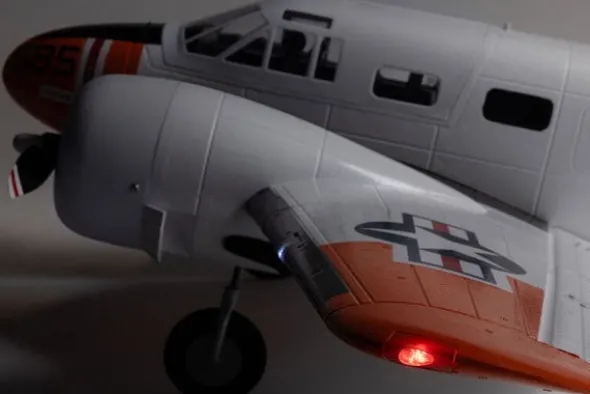 BEECHCRAFT D18/RC45J - 1500mm BNF BASIC STABILIZZATO