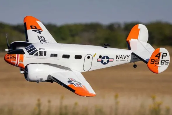 BEECHCRAFT D18/RC45J - 1500mm BNF BASIC STABILIZZATO