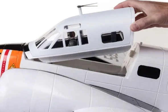 BEECHCRAFT D18/RC45J - 1500mm BNF BASIC STABILIZZATO
