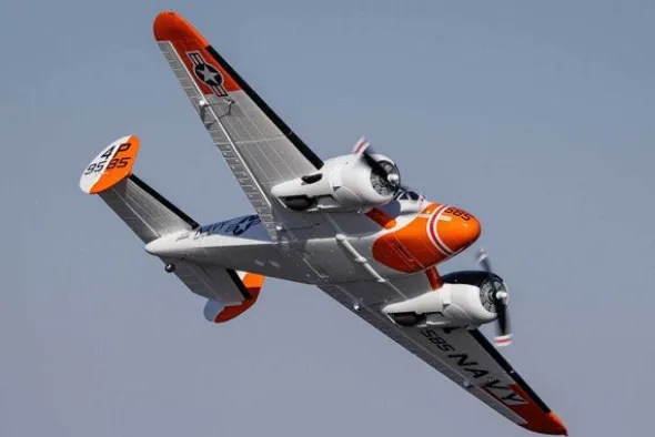 BEECHCRAFT D18/RC45J - 1500mm BNF BASIC STABILIZZATO