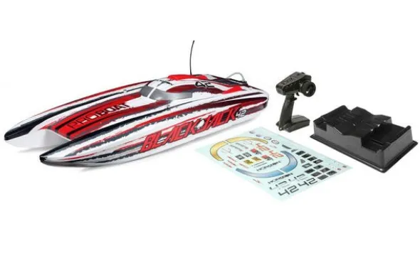 BLACKJACK 42" - RTR CATAMARANO - BIANCO/ROSSO