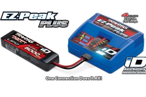 CARICABATTERIE EZ-PEAK PLUS 4A NIMH-LIPO ID - LIPO 2/3S NIMH 5/8S