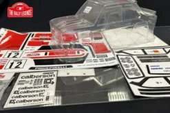 CARROZZERIA 131 ABARTH TRASPARENTE CON DECALS CALBERSON - RALLY LEGENDS