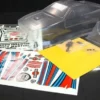 CARROZZERIA LANCIA RALLY 037 TRASPARENTE CON ADESIVI MARTINI - RALLY LEGENDS