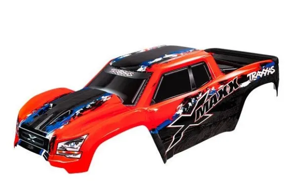 CARROZZERIA XMAXX VERNICIATA ROSSO CON SUPPORTI INTERNI - 7811R