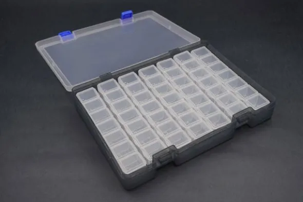 CASSETTA MINUTERIA 49 SCOMPARTI VARIABILI - 245 x 175 x 38 mm