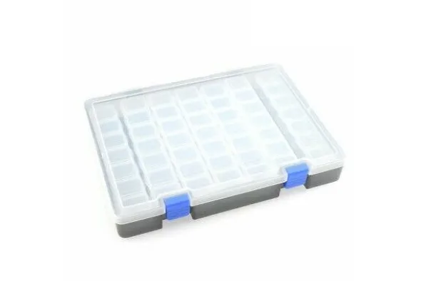 CASSETTA MINUTERIA 49 SCOMPARTI VARIABILI - 245 x 175 x 38 mm