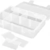 CASSETTA MINUTERIA 8 SCOMPARTI VARIABILI - 187 x 126 x 43 mm