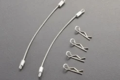 CLIP 4 PEZZI - CAVO METALLICO 120MM 2 PEZZI