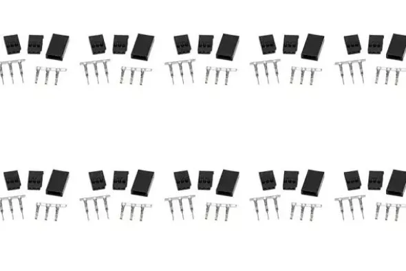 CONNETTORE FUTABA MASCHIO/FEMMINA - 10 PEZZI