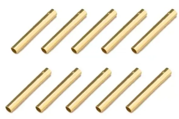 CONNETTORE PLACCATO ORO PK 2MM FEMMINA - 10 PEZZI