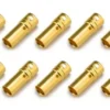CONNETTORE PLACCATO ORO PK 3,5MM FEMMINA - 10 PEZZI