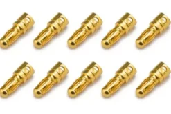 CONNETTORE PLACCATO ORO PK 3,5MM MASCHIO- 10 PEZZI