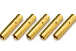 CONNETTORE PLACCATO ORO PK 4MM FEMMINA - 5 PEZZI