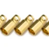 CONNETTORE PLACCATO ORO PK 6MM FEMMINA - 5 PEZZI