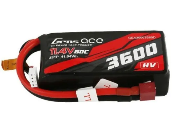 CRAWLER BATTERIA LIPO 3S 11.4V-3600-60C (DEANS)