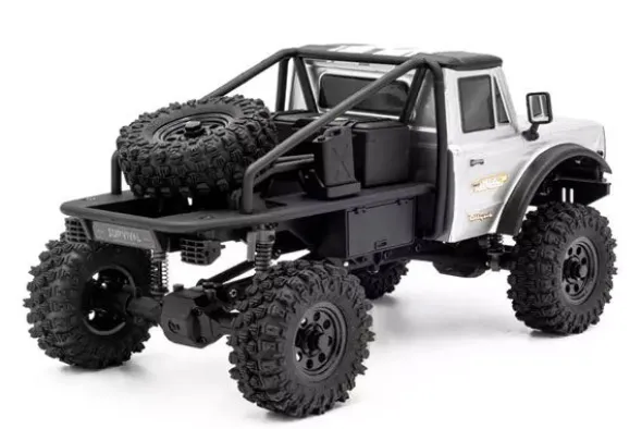 CRX18 FLAT CAGE 4WD - RTR CRAWLER 1:18 - ARGENTO
