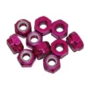 DADO AUTOBLOCCANTE M4 ALLUMINIO - 10 PEZZI - ROSA