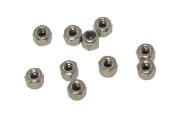 DADO AUTOBLOCCANTE M2 NYLON - 10 PEZZI