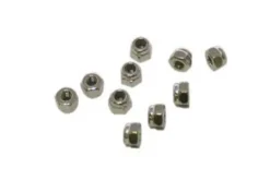 DADO AUTOBLOCCANTE M3 NYLON - 10 PEZZI