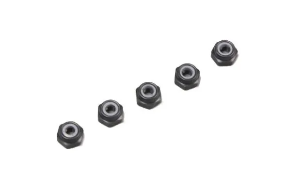 DADO AUTOBLOCCANTE M2,6 x 3,0 ALLUMINIO - 5 PEZZI - 1-N2630 NA-GM