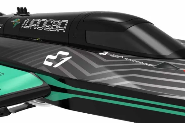 E1 RACEBIRD TEAM DROGBA HYDROFOIL - RTR MOTOSCAFO - 1:14