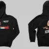 FELPA NERA D.P MODELLISMO PERSONALIZZATA - TAGLIA M