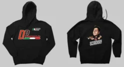 FELPA NERA D.P MODELLISMO PERSONALIZZATA - TAGLIA L