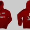 FELPA ROSSA D.P MODELLISMO PERSONALIZZATA - TAGLIA S