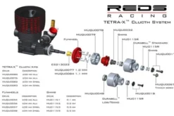 FRIZIONE TETRA-X ALLUMINO 4 CEPPI OFF-ROAD EASY FIT - 34mm