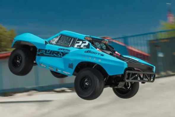 FURY MEGA 550 2WD - RTR SHORT COURSE 1:10 - BLU