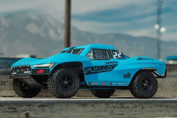 FURY MEGA 550 2WD - RTR SHORT COURSE 1:10 - BLU