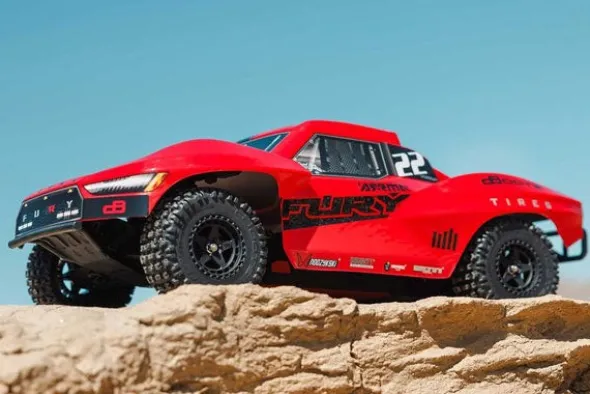 FURY MEGA 550 2WD - RTR SHORT COURSE 1:10 - RED
