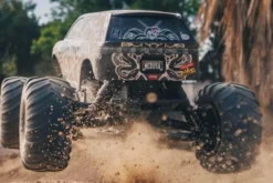 GORGON 4X2 MEGA 550 - MONSTER TRUCK KIT MONTAGGIO 1:10 - NERO
