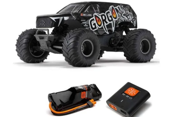 GORGON 4X2 MEGA 550 - MONSTER TRUCK KIT MONTAGGIO 1:10 - NERO