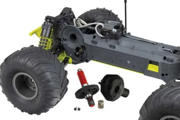GORGON 4X2 MEGA 550 - RTR MONSTER TRUCK 1:10 - GIALLO