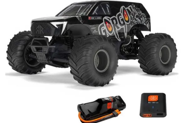 GORGON 4X2 MEGA 550 - RTR MONSTER TRUCK 1:10 - GUN METAL