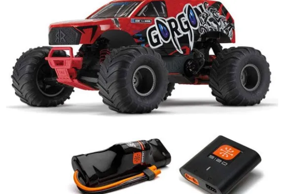 GORGON 4X2 MEGA 550 - RTR MONSTER TRUCK 1:10 - ROSSO